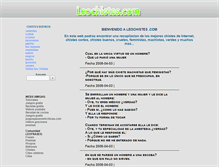 Tablet Screenshot of leochistes.com